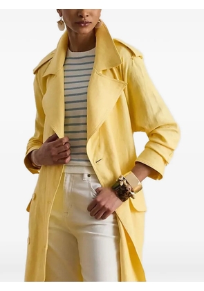 Lauren Ralph Lauren belted double-breasted jacket - Yellow