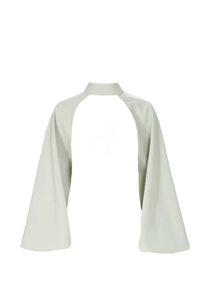 Costarellos Adair balloon-sleeve bolero - Green