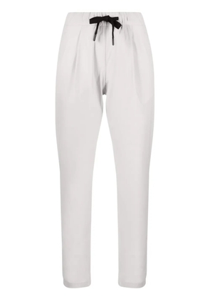 Herno drawstring-tie tapered trousers - Grey