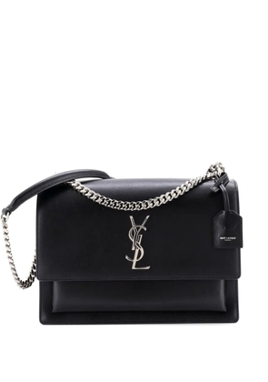 Saint Laurent Pre-Owned Sunset Leather Medium crossbody bag - Black