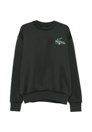 Lacoste logo-embroidered sweatshirt - Green