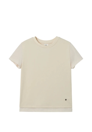 b+ab short-sleeve layered T-shirt - Neutrals