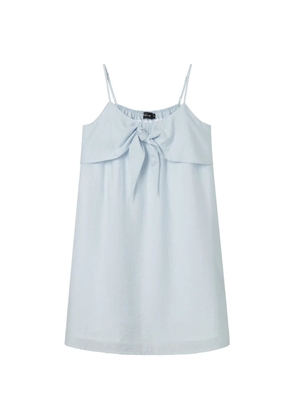 tout a coup bow-detail sleeveless dress - Blue