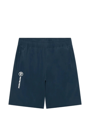 AAPE BY *A BATHING APE® logo-print shorts - Blue