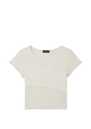 tout a coup ribbed T-shirt - Neutrals