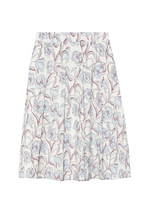 3.1 Phillip Lim floral-print midi skirt - Neutrals