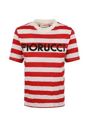 Fiorucci striped short-sleeve T-shirt - Red