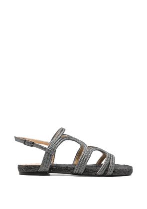 Castañer woven sandals - Grey