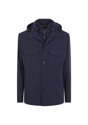 Moorer hooded jacket - Blue