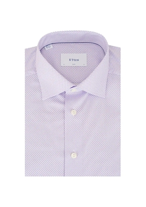 Eton patterned shirt - Purple