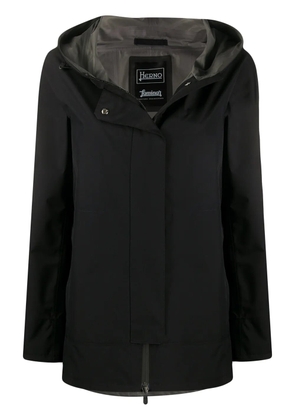 Herno water-resistant hooded jacket - Black