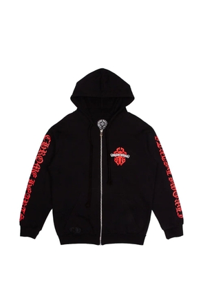 Chrome Hearts dagger logo zip hoodie - Black