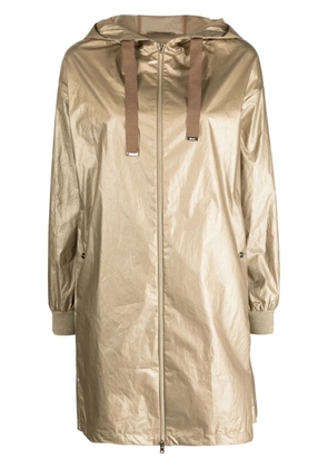 Herno hooded parka coat - Gold