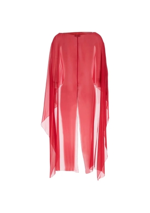 Antonelli ruffled scarf - Red
