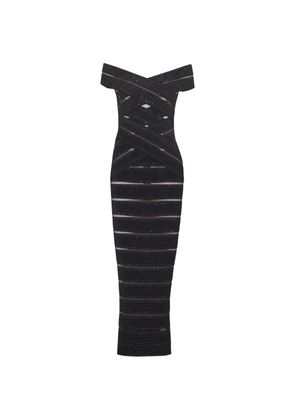Balmain knit bodycon midi dress - Black