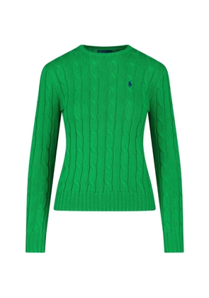 Polo Ralph Lauren logo-embroidered cable-knit sweater - Green