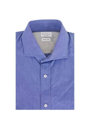 Brunello Cucinelli button-front shirt - Blue