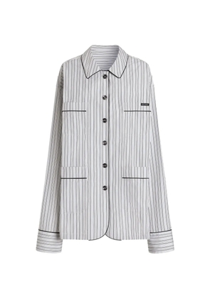 Dolce & Gabbana Vanity striped poplin shirt - White