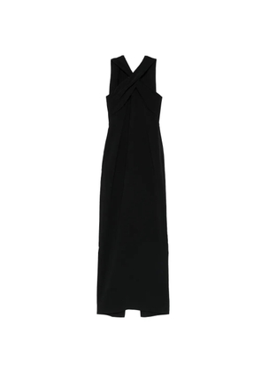 Solace London Rona twisted maxi dress - Black