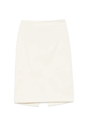 the M.. slit midi skirt - Neutrals