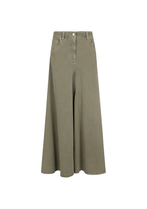 Brunello Cucinelli wide-leg trousers - Green