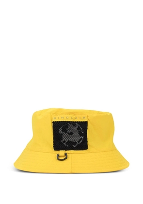Sinclair logo-detail bucket hat - Yellow