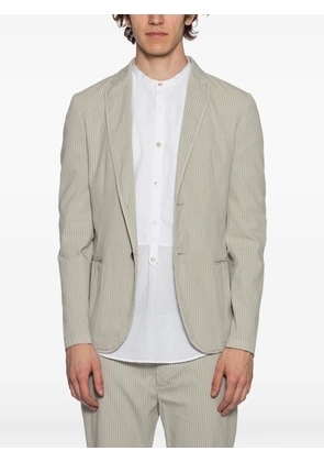 Daniele Alessandrini striped blazer - Neutrals