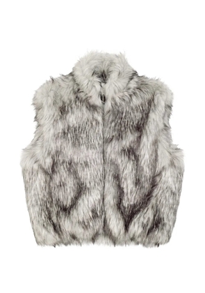 AMBUSH reversible faux-fur gilet - Grey