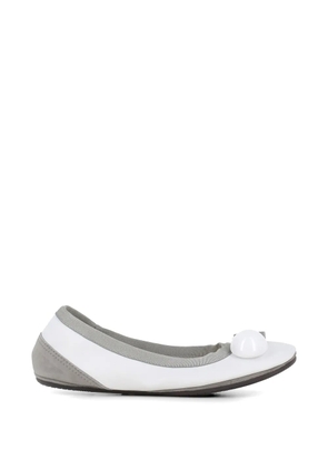 Dove Nuotano Gli Squali Becky ballet flats - White