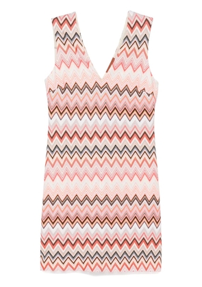 Missoni zigzag mini dress - Orange