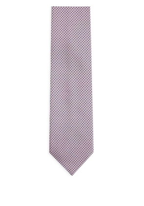 Zegna dotted silk tie - Pink