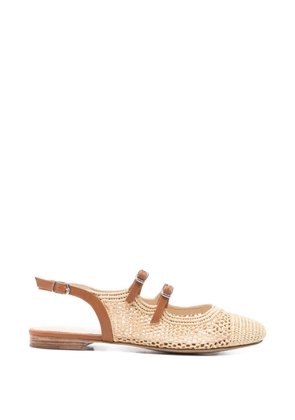 Carel Paris Balma raffia ballet flats - Neutrals