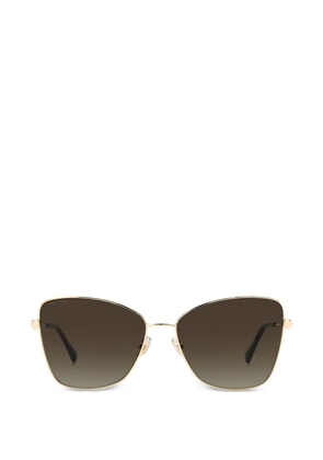 Jimmy Choo square-frame sunglasses - Gold