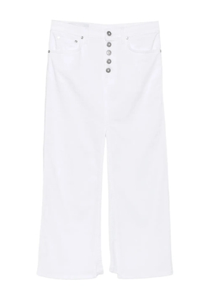DONDUP buttoned-up trousers - White