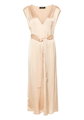 Fabiana Filippi V-neck belted dress - Pink