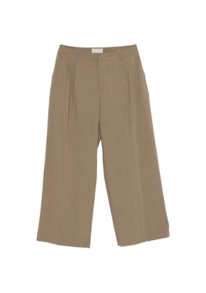 THESTROY pleated trousers - Neutrals