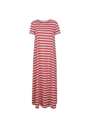 Apuntob striped maxi dress - Red