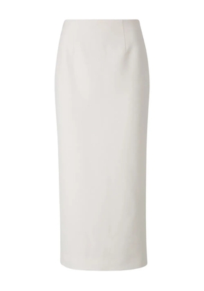 Roland Mouret crepe midi skirt - White
