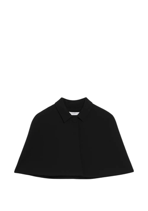 Max Mara button cape - Black