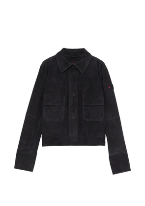 Peuterey Era suede pocket jacket - Blue
