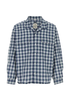 Nanamica palaka check shirt - Blue