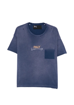 PALY HOLLYWOOD distressed T-shirt - Blue