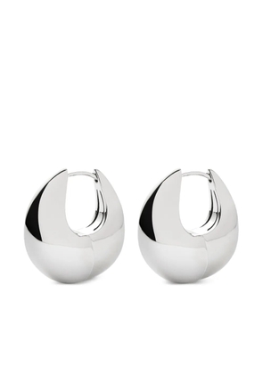 Missoma Sculptural Pebble hoop earrings - Silver