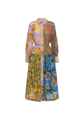 ALEMAIS Arnie shirt dress - Purple