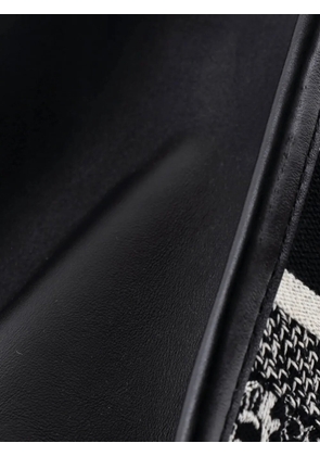 Christian Dior Pre-Owned Book with Strap Embroidered Canvas Small tote bag - Black