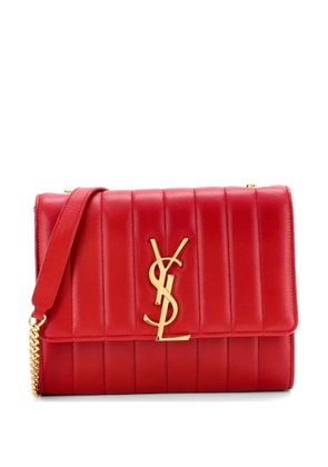 Saint Laurent Pre-Owned Vicky Vertical Quilted Leather Medium crossbody bag - Red