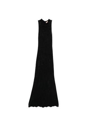TWINSET round-neck maxi dress - Black