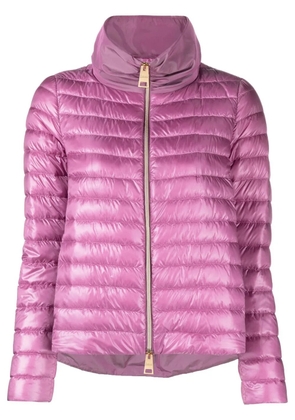 Herno zip-fastening padded jacket - Purple