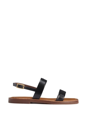 Giuseppe Zanotti calf leather strap sandals - Black
