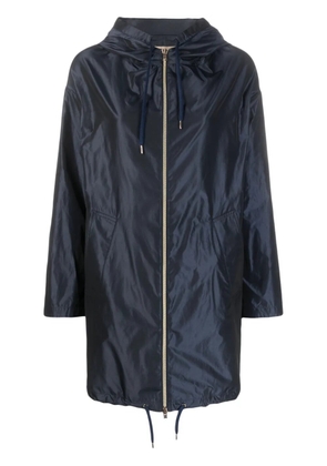 Herno techno taffeta parka coat - Blue